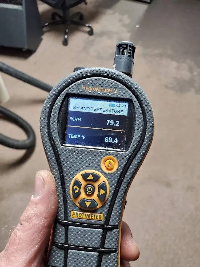 Moisture meter humidity assessment for Mold Remediation & Removal in Indianapolis